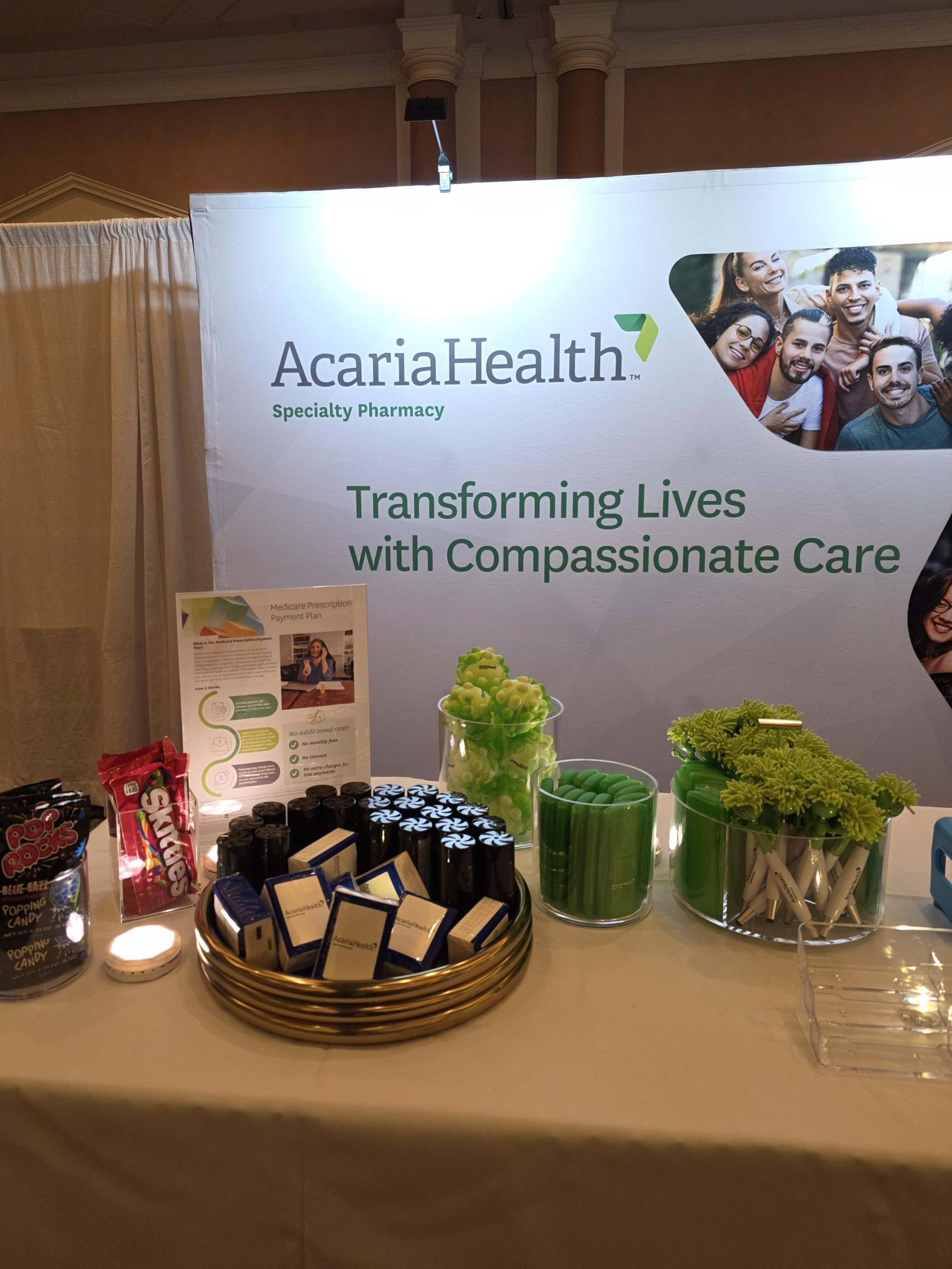 image of materials on booth
