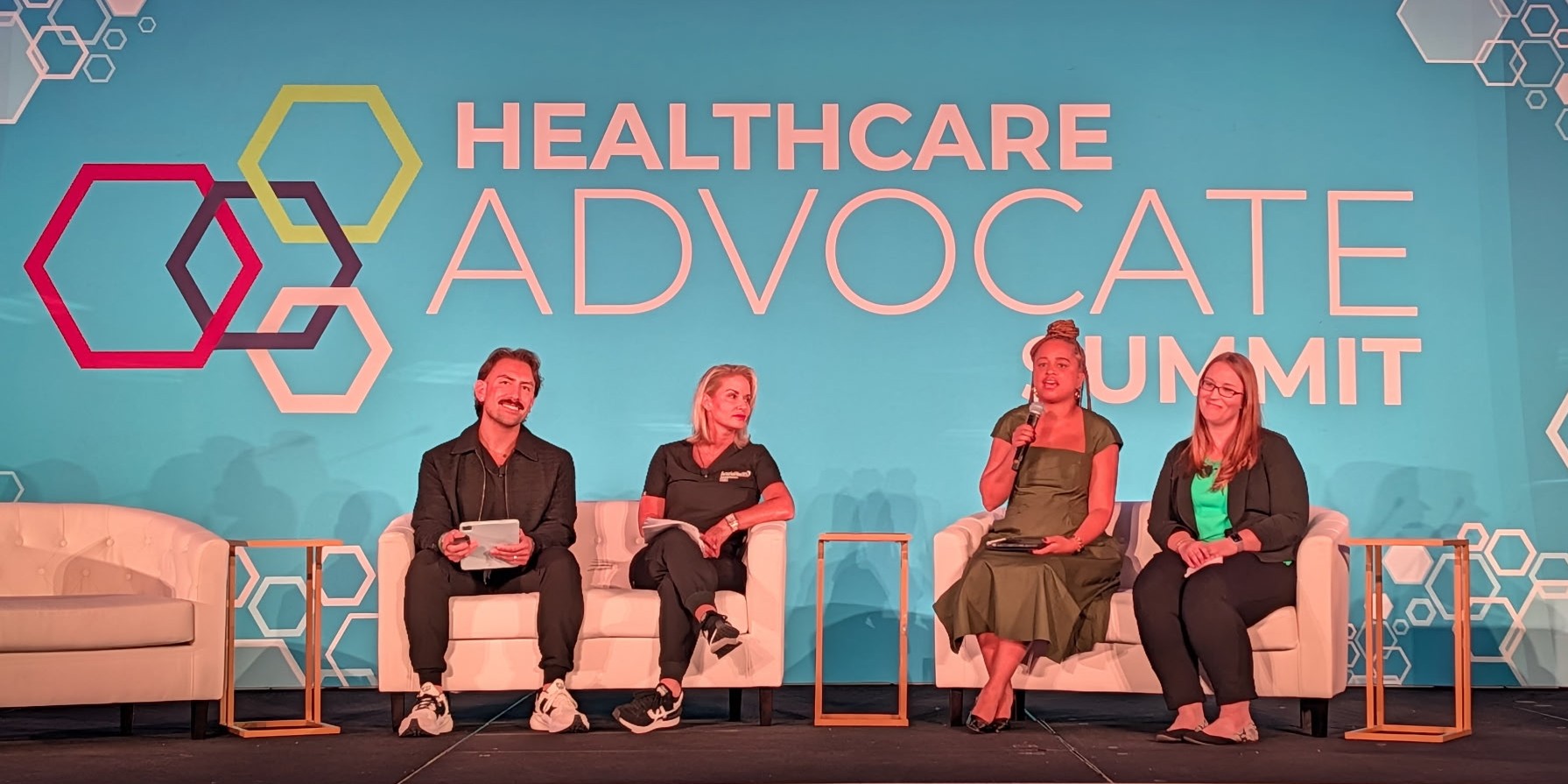 image of team during panel